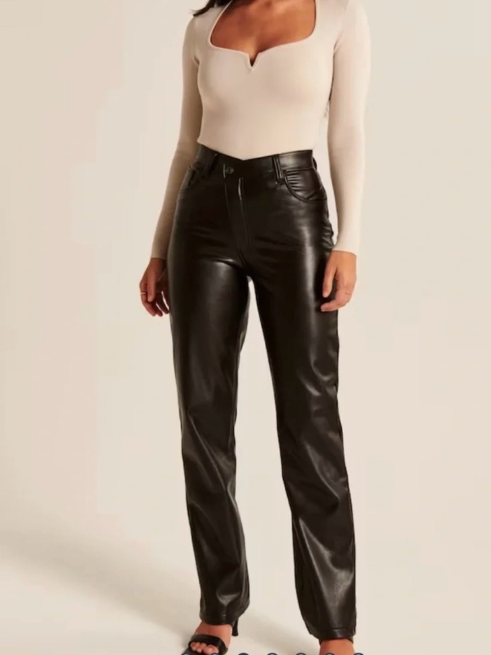 Abercrombie|Curve Love Criss-Cross Waistband 90s Straight Pant Size 6